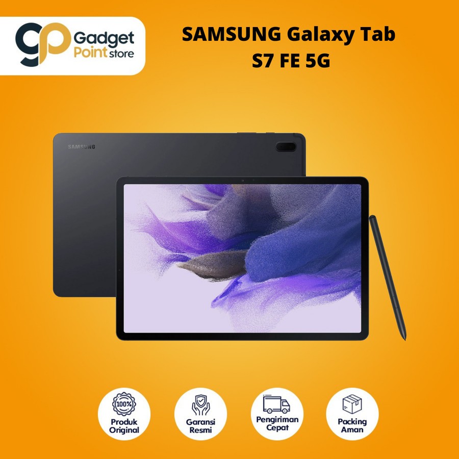 Galaxy Tab S7 FE 5G 6/128GB - Garansi Resmi SEIN