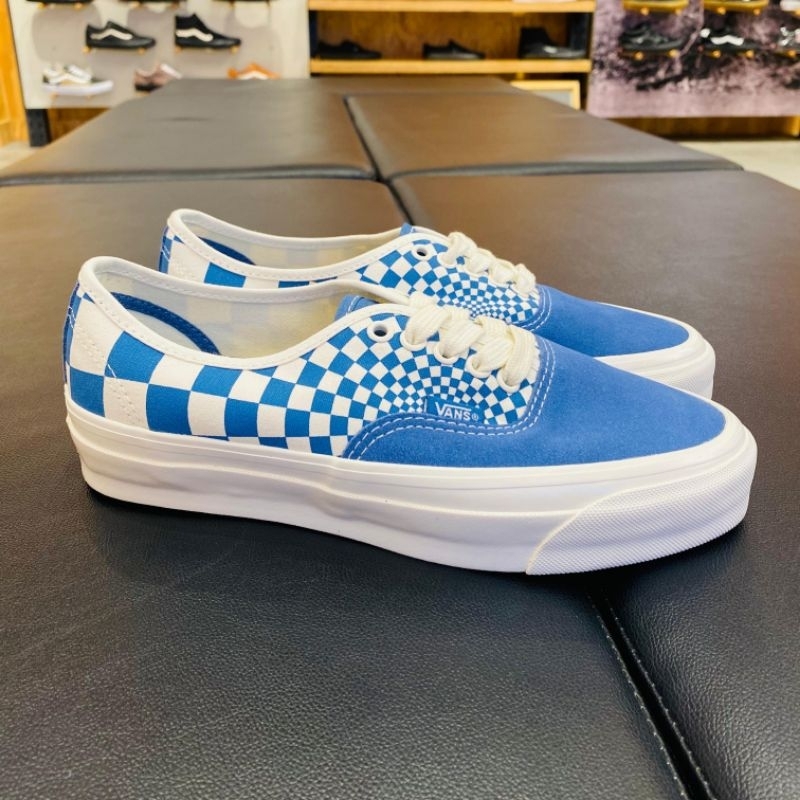 VANS AUTHENTIC 44 REISSUE RADIAL CHECKERBOARD BLUE