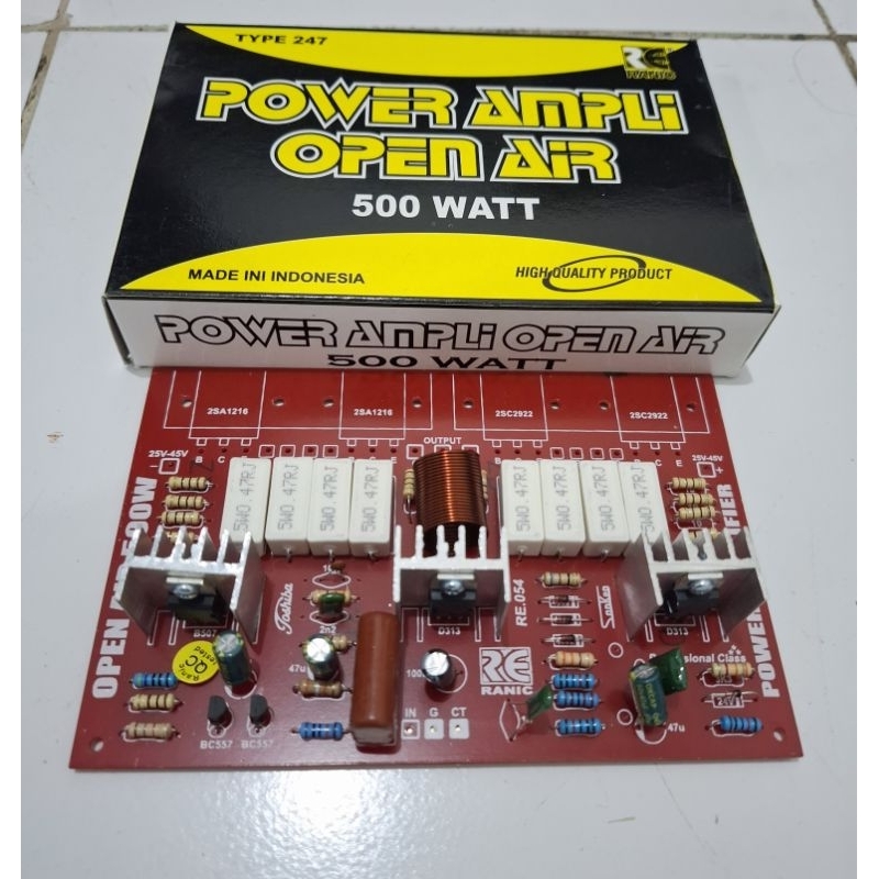 kit power ampli 500 wat mono open air 247