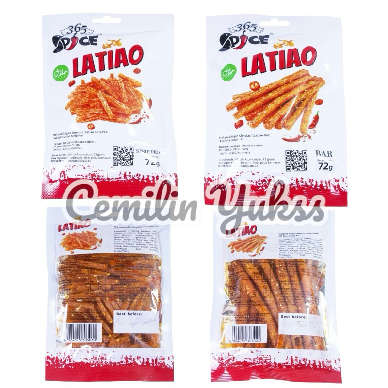 365 Spice Latiao 72g Latiao Strip Pro Latiao Bar Snack Latiao Viral Snack China