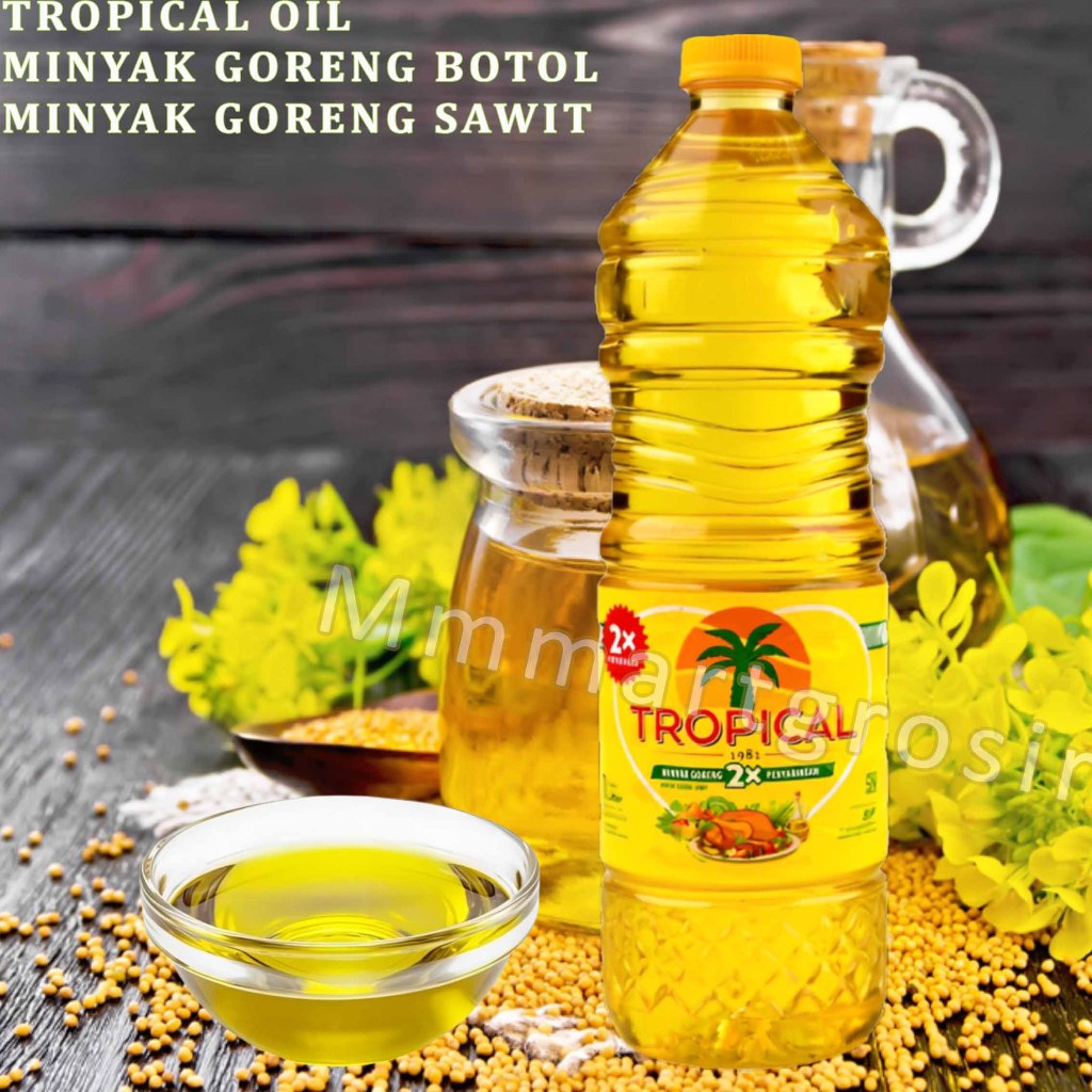 

Tropical Oil / Minyak Goreng Sawit / Minyak Goreng Botol / 1 Liter