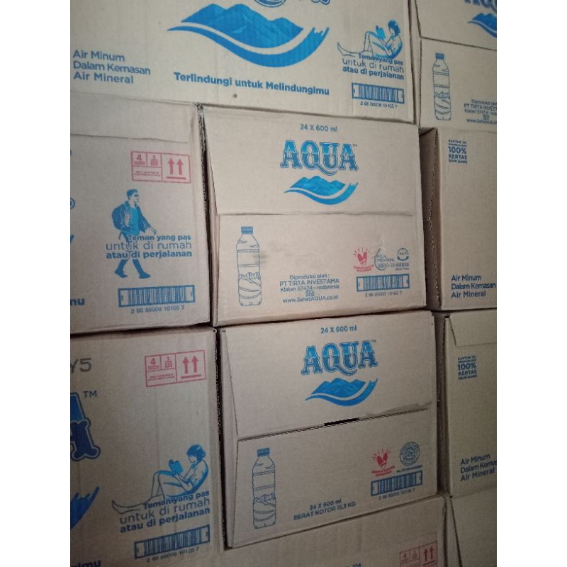 

Aqua 600ml | Botol Tanggung | Minuman Kemasan | Air Kemasan