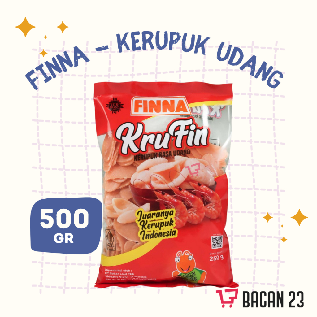 

Krufin Kerupuk Udang (500gr) Kerupuk Udang