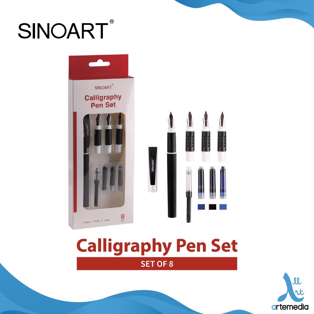 

Sinoart Calligraphy Fountain Pen Set KODE O3X3