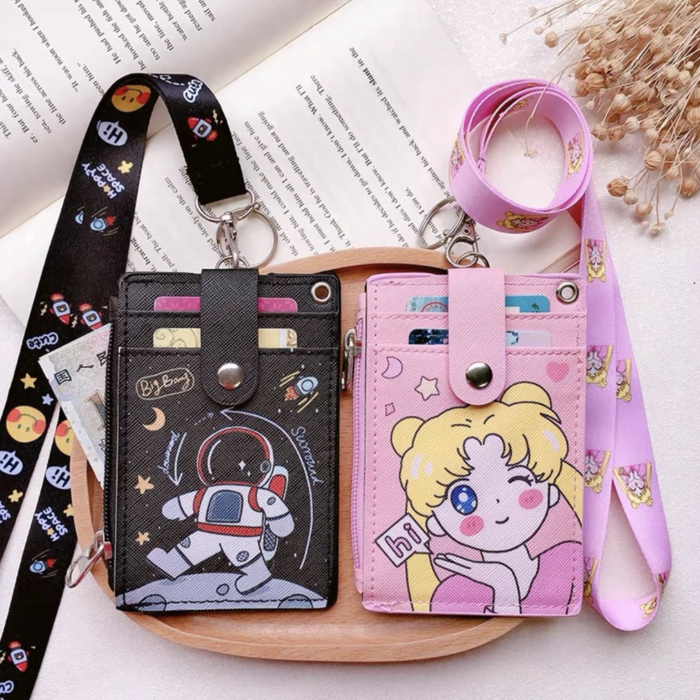 

Name Card Holder Name Tag 3 SLOT Gantungan ID Card dengan tempat koin KODE N5D3