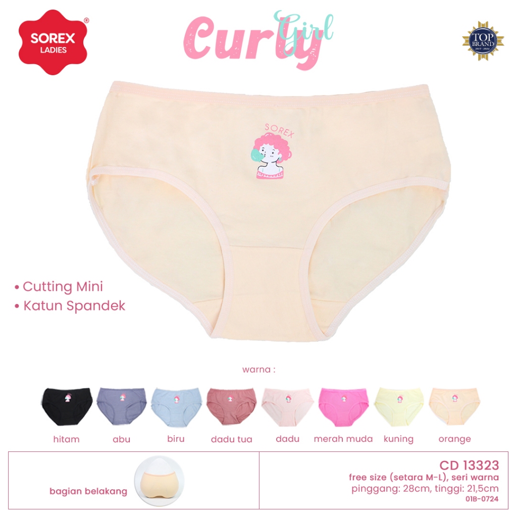 SOREX CD 13323 CURLY GIRL - CELANA DALAM REMAJA PEREMPUAN