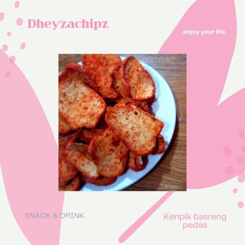 

keripik basreng pedas 125gr