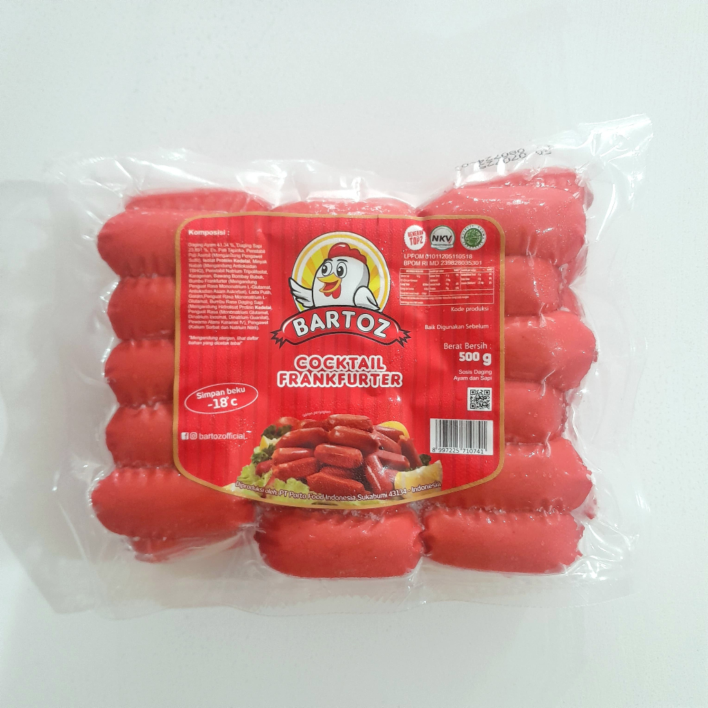 

BARTOZ sosis cocktail merah 500gr