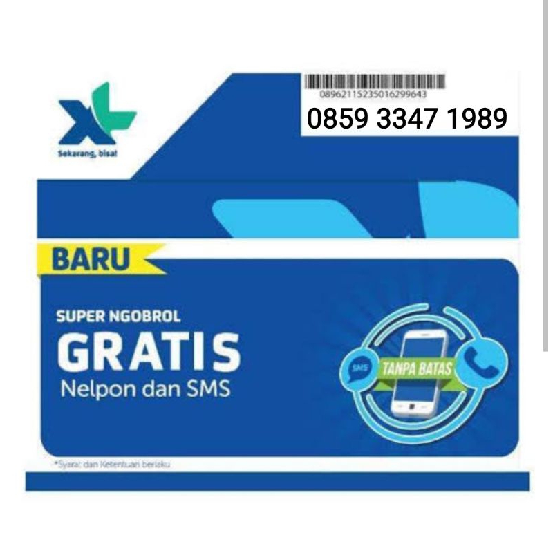 Kartu Perdana XL Seri 0859 - 0877 - 0878 Segel 2027