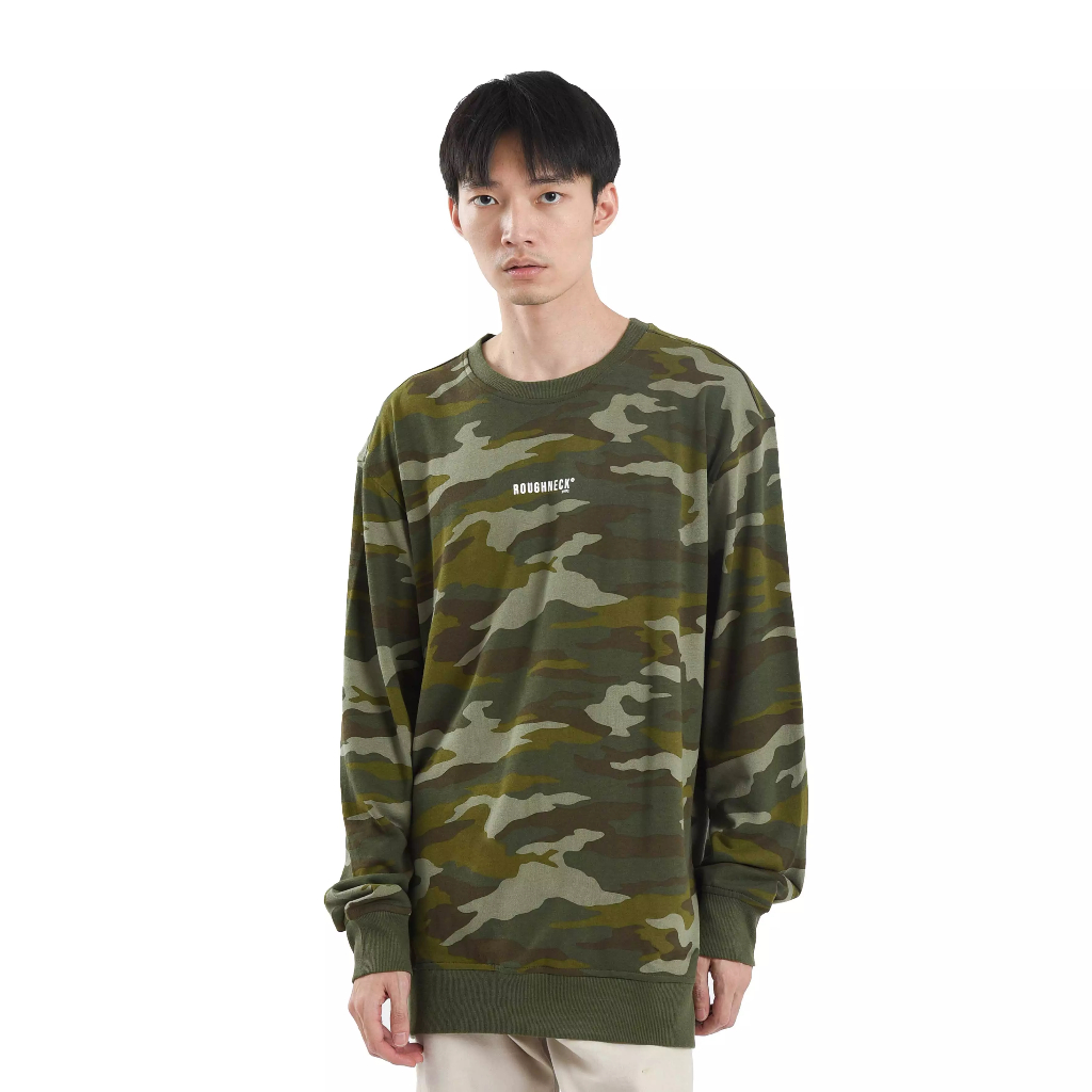Roughneck SS276 Forest Camo Mini Sig Crewneck
