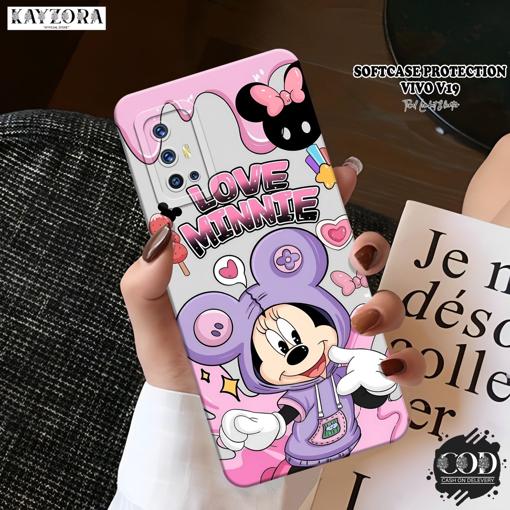 Case Hp VIVO V19 Terbaru - KAYZORA - Fashion Case Kartun - Softcase VIVO V19 - Pro Camera - Casing V