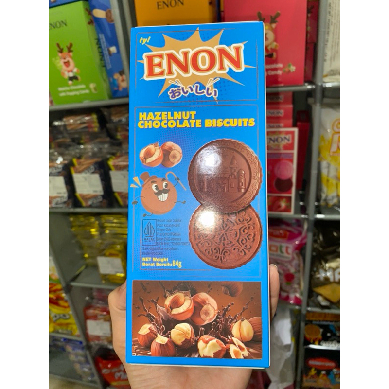 

ENON KOIN BISKUIT CHOCOLATE ISI 6pc