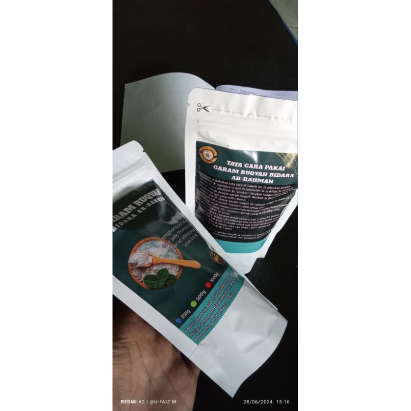 

GARAM RUQYAH BIDARA ARRAHMAH 50 g
