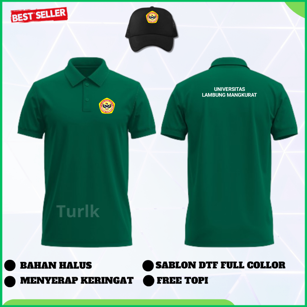 Baju Polo Shirt Universitas Lambung Mangkurat Baju Unlam Baju Polo Universitas lambung Mangkurat