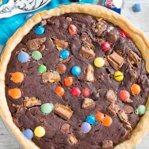 

pie brownies fudgy