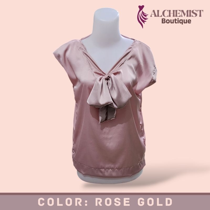 Kemeja Wanita Blouse Pink Kemeja Wanita Blouse Rose Gold Kemeja Atasan Wanita Blouse Atasan Top Wani