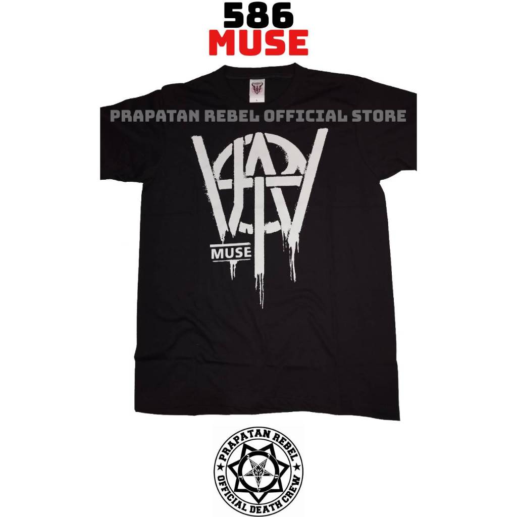 Kaos Pendek MUSE Kaos Musik Original PRAPATAN REBEL (586)