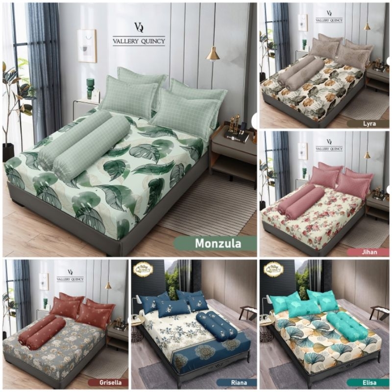 Sprei vallery Quincy / Sprei vallery Quincy tinggi 30 cm ukuran 200x200