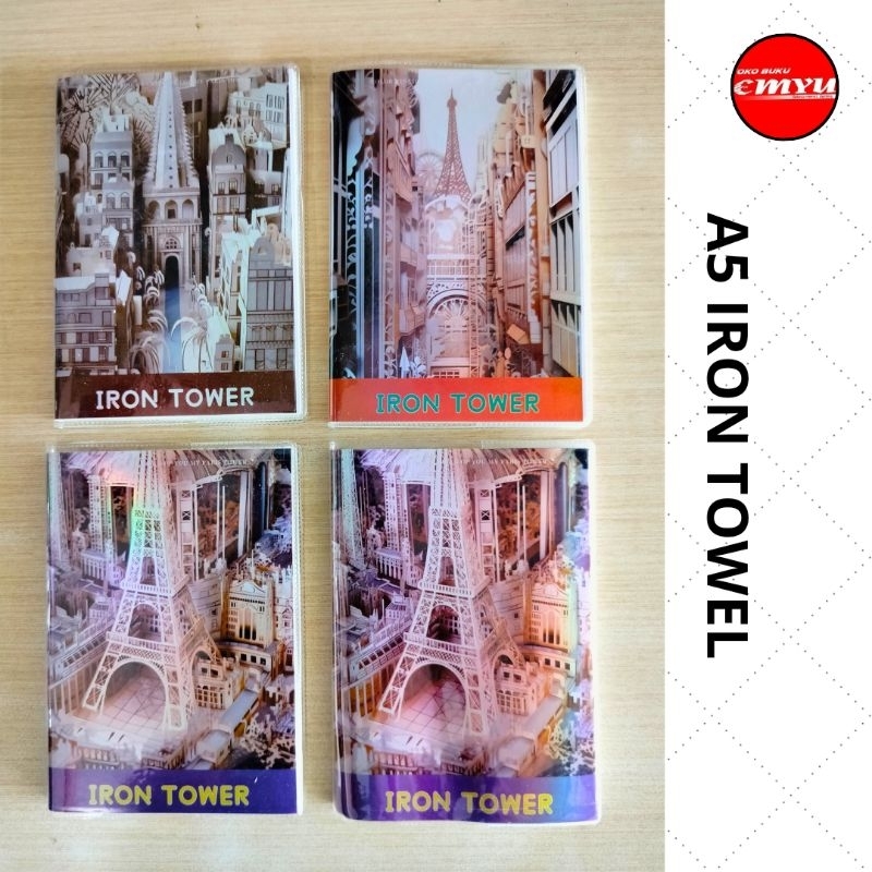 

Notebook A5 Aesthetic Buku Diary Motif Iron Towel