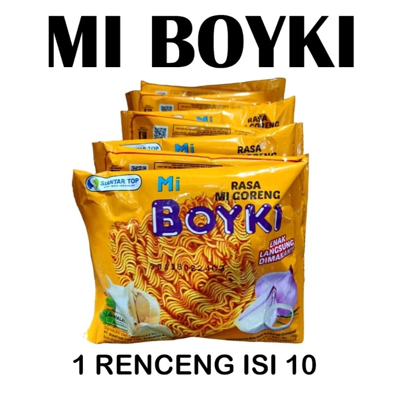 

MI BOYKI 1 RENCENG ISI 10PCS | MIE BOYKI | MI BOYKI JADUL