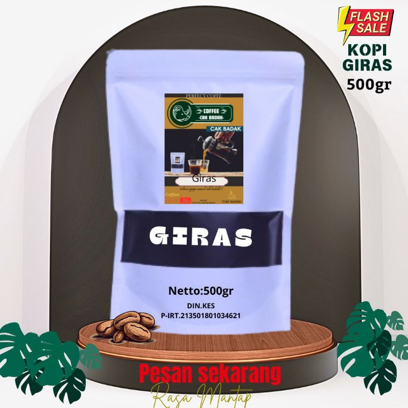 

KOPI BUBUK GIRAS CAK BADAK 500 GR || SUPER MURAH NIKMAT