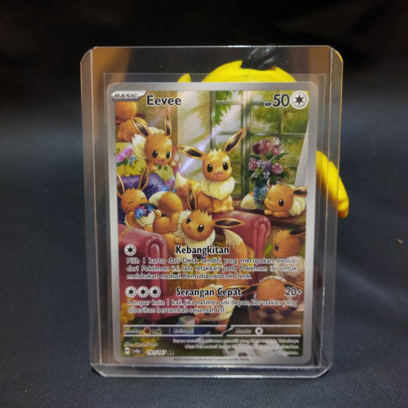 Pokemon TCG Indonesia Eevee sv6s 191/167 AR original