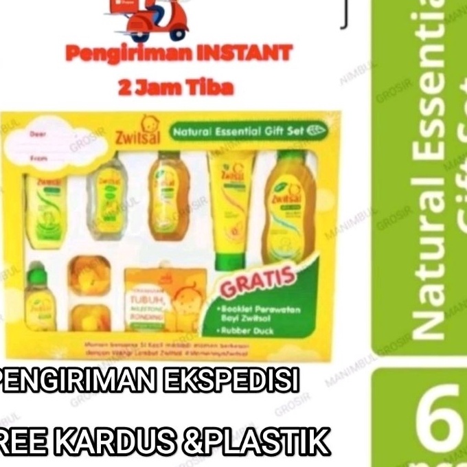 Grosir zwitsal essential baby gift set hampers bayi zwitsal natural paket perlengkapan bayi