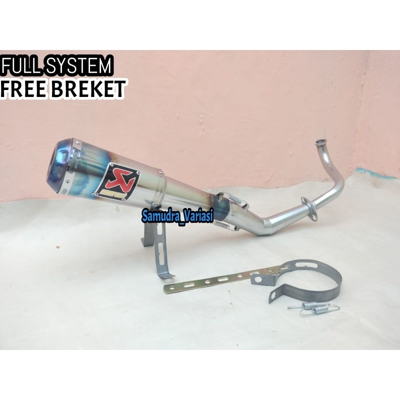 Knalpot Racing Akrapovic Varian Matic Honda Vario 110 karbu/kebo, Vario 110 Techno/CBS, Vario 110 LE