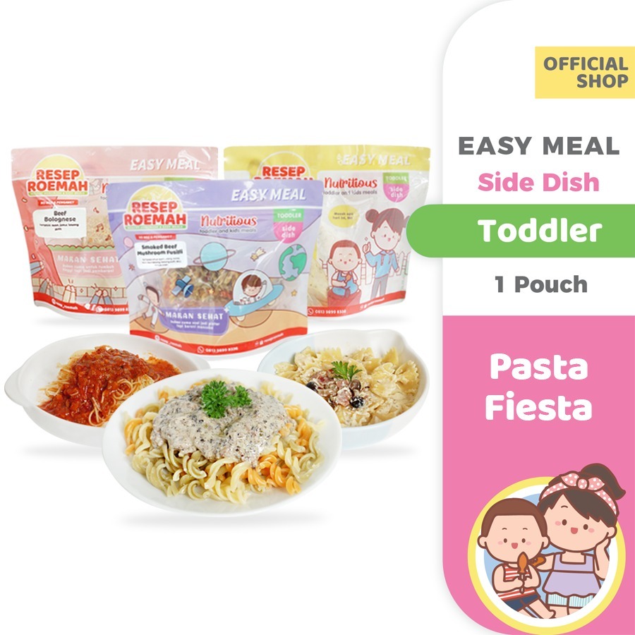

Resep Roemah Pasta Fiesta / Pasta dengan Saus / Toddler Frozen Food Homemade / No MSG & Pengawet