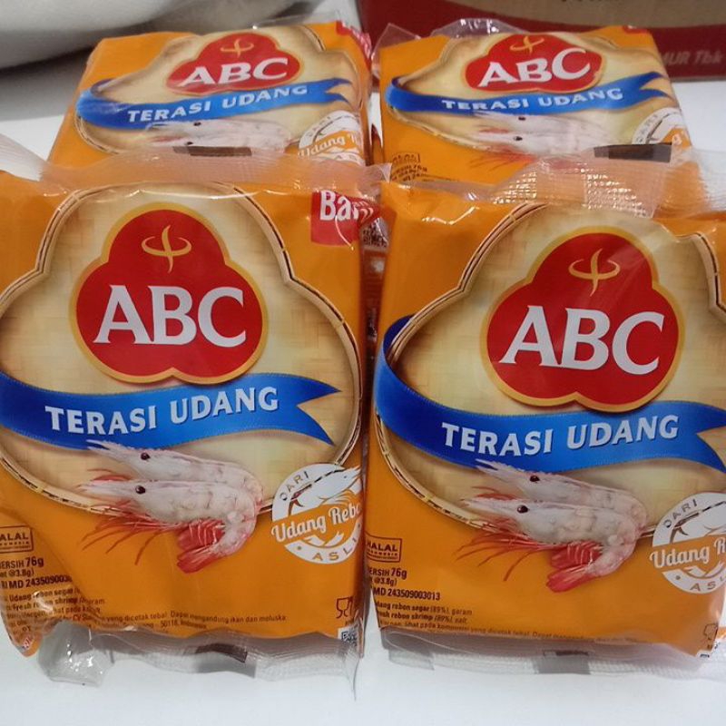 

TERASI UDANG ABC 76 gram (20 sachet @3,8g)