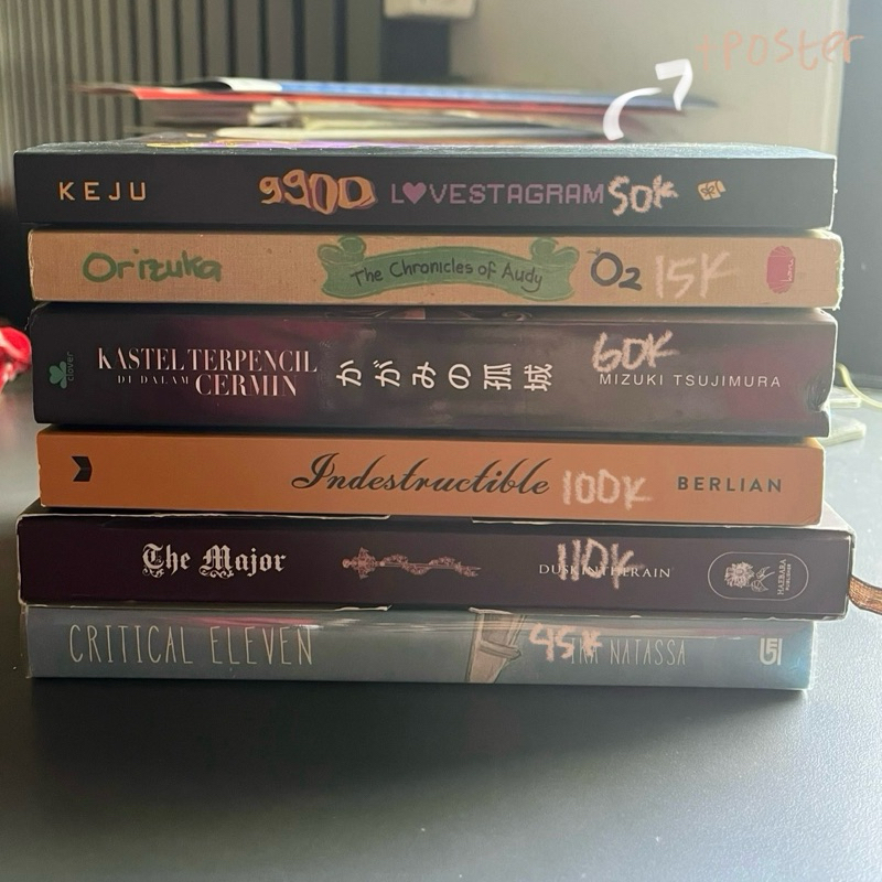 preloved novel 9900 lovestagram keju the chronicles of audy orizuka O2 kastel terpencil di dalam cer