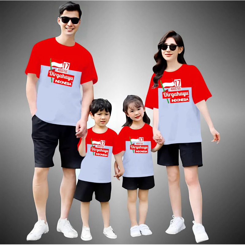 KAOS MERAH PUTIH  17 AGUSTUS