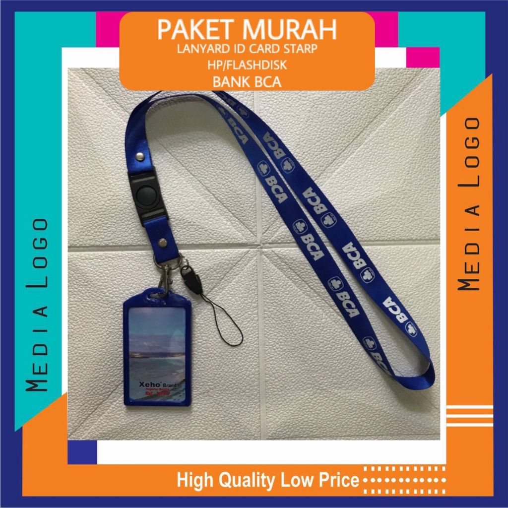 

BANK BCA Lanyard ID CARD/Gantungan ID Card (Paket Murah)