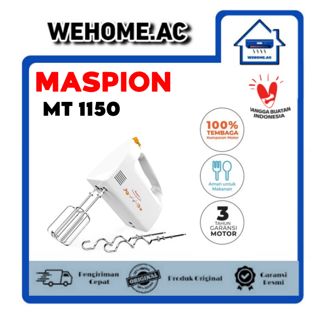 Mixer Maspion MT 1150 Hand Mixer Maspion Mikser Tangan Maspion