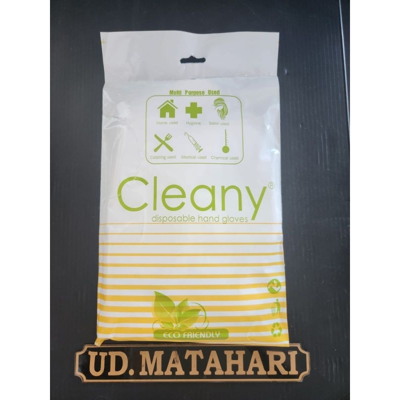 Hand Glove Plastik Cleany/ cleany / sarung tangan / plastik