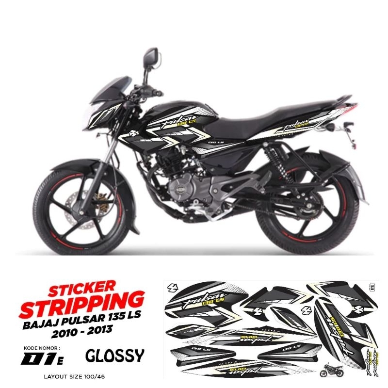 Bisa COD Stiker Bajaj Pulsar 135 SL Striping variasi bajaj 2010-2013