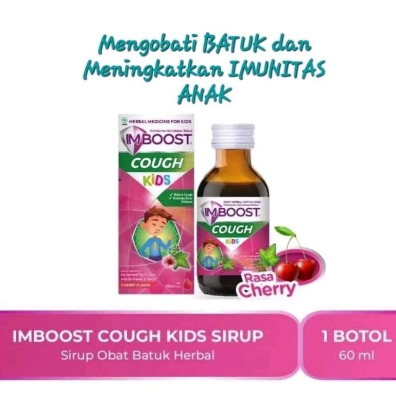 Imboost Cough Kids Sirup/ Imboost Cough adult sirup Obat Batuk
