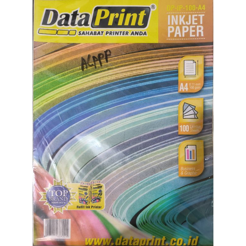 

Data Print INKJET Paper A4 100gsm 100lembar