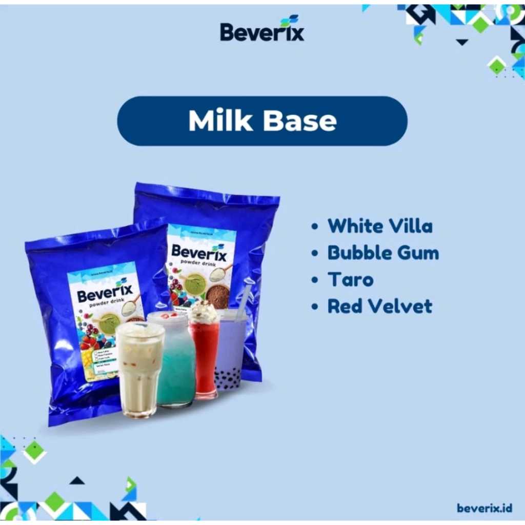 

Bubuk Milkshake Susu Premium 3in1 Beverix Powder Drink Kemasan 1 Kg