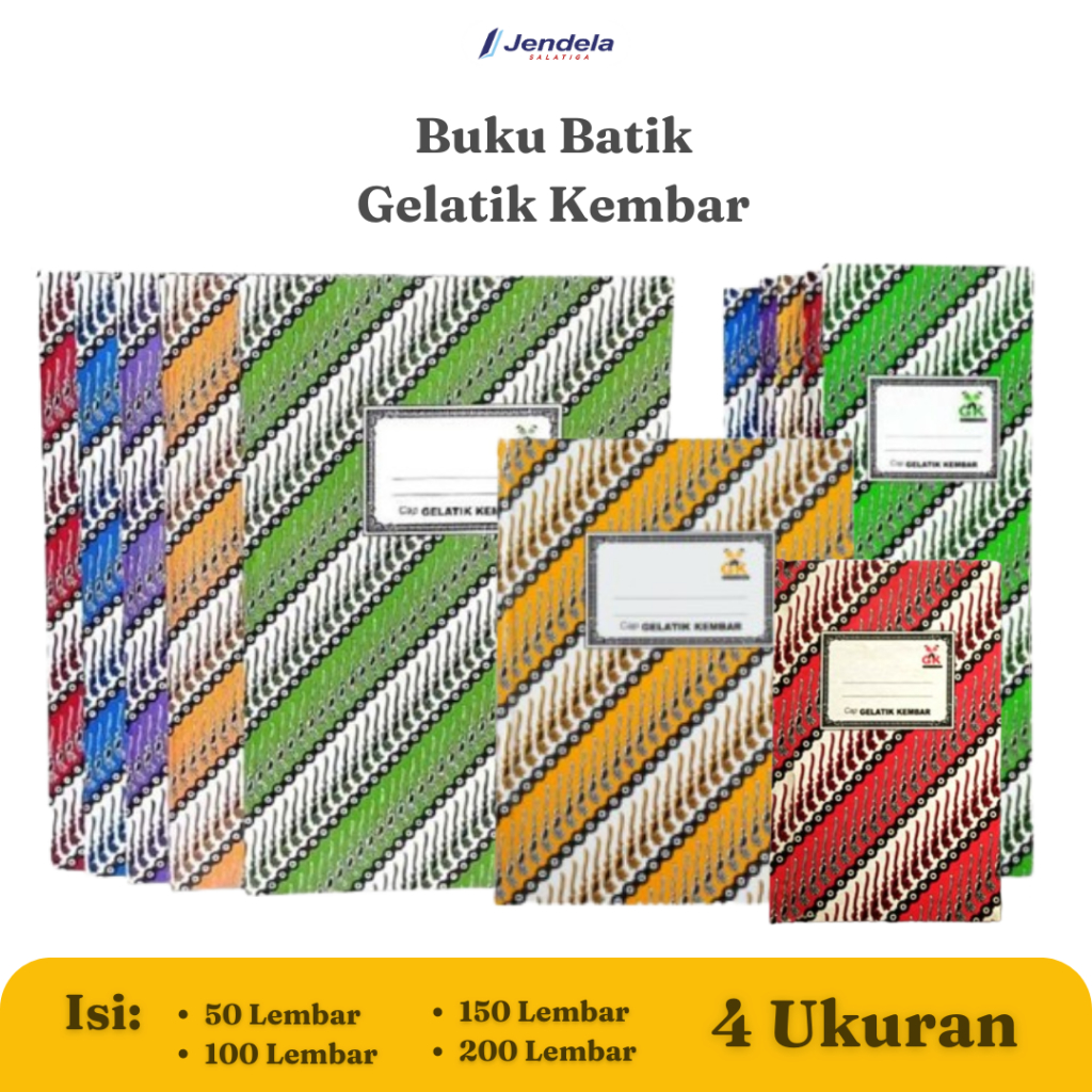 

Buku Batik Gelatik Kembar Hard Cover - ATK