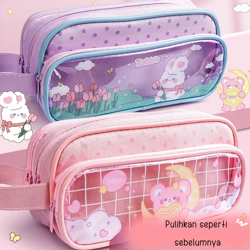 

Kapuas - Tempat Pensil Anak Dewasa Trasnparan Motif Cartoon PC08