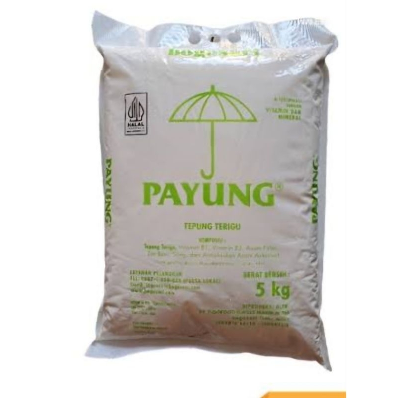 

payung tepung terigu kemasan bag 5kg