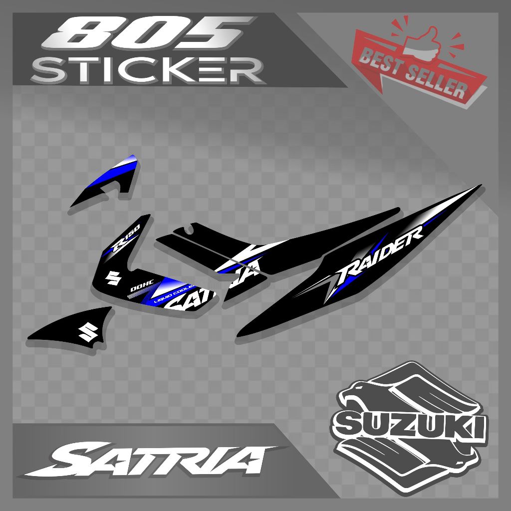 STRIPING SATRIA FU OLD/LAMA STIKE FU BARONG/FU 2008-2012