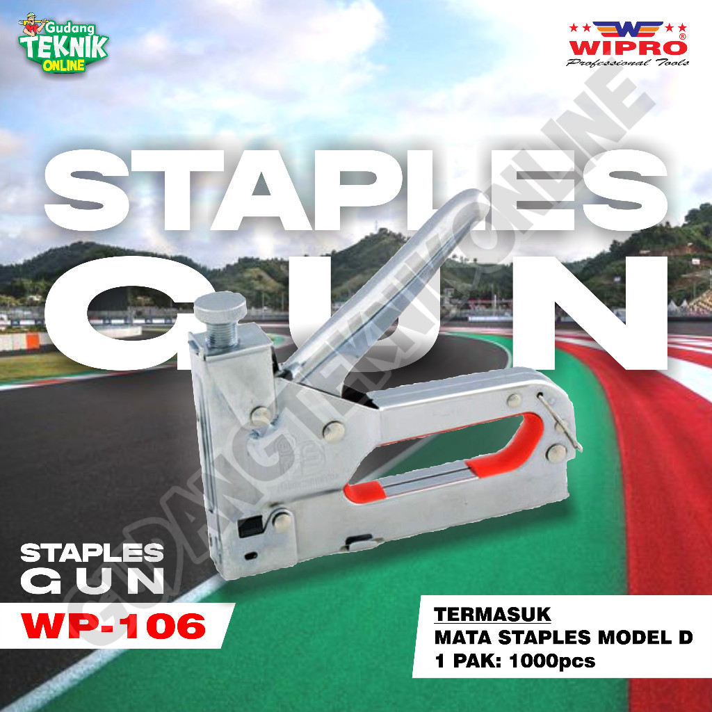 

Staples Gun WIPRO WP-106 / Hekter Staples Tembak Jok Paku Tembak Manual Hand Tacker Staples Tembak Manual WIPRO