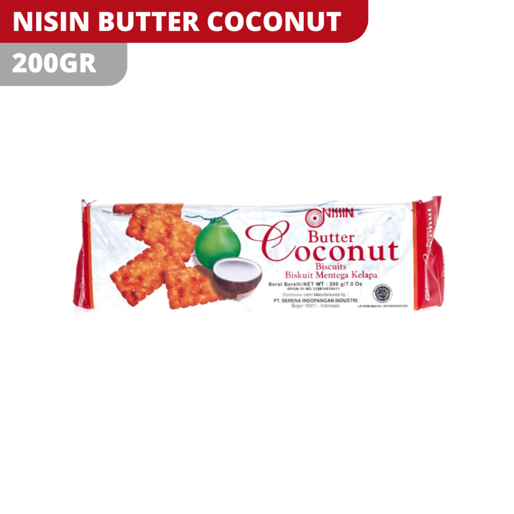 

NISSIN BUTTER COCONUT BISKUIT MENTEGA KELAPA 200gr