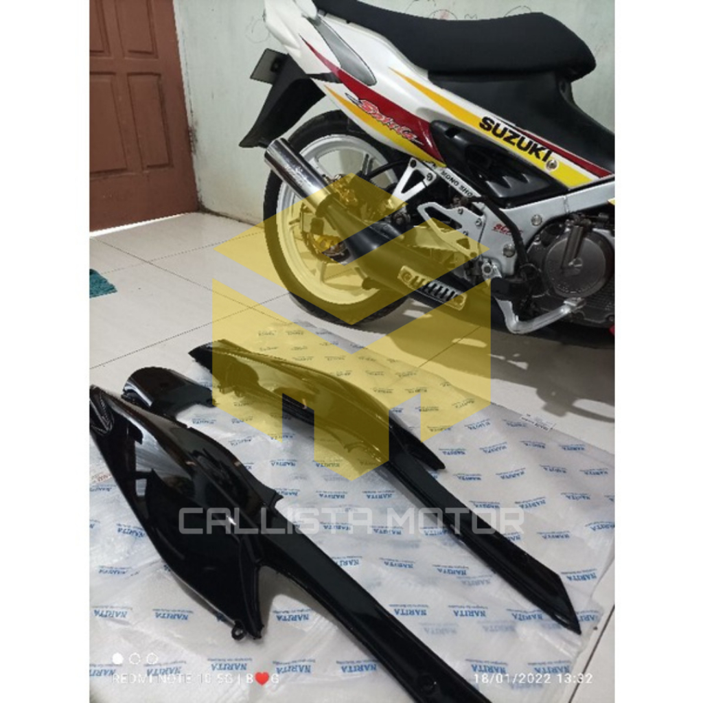 COVER BODY BELAKANG SATRIA LSCM MALAYSIA BODY SATRIA HIU SATRIA 2 TAK