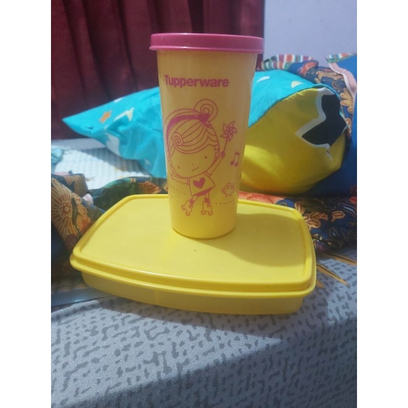 Bento Kotak Makan 2 sekat Tupperware