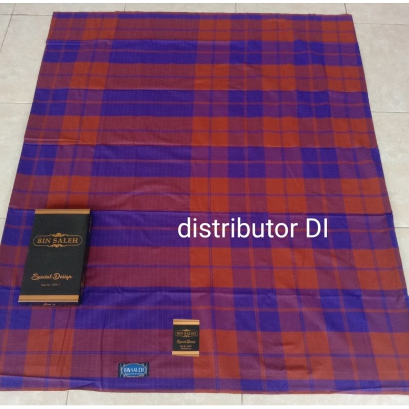 (ORIGINAL) SARUNG BIN SALEH MOTIF BHS KDT JADUL SANDUR SAMARINDA DUA TEROPONG TERMURAH PARTAI GROSIR