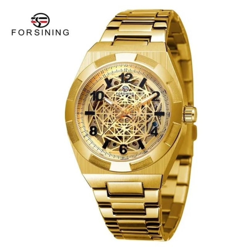 Forsining 8266 jam tangan keren mekanik tanpa baterai bisa cod