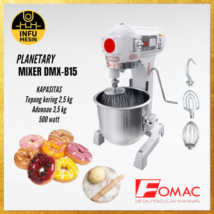 Planetary mixer Fomac DMX-B15 DMXB15